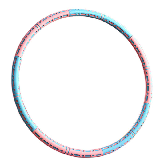 Premium Quality Hula Hoop, Weighted Detachable Exercise Ring, 90 cm Diameter, 6 Sections Portable for Indoor and Outdoor, Great for Adults and Beginners