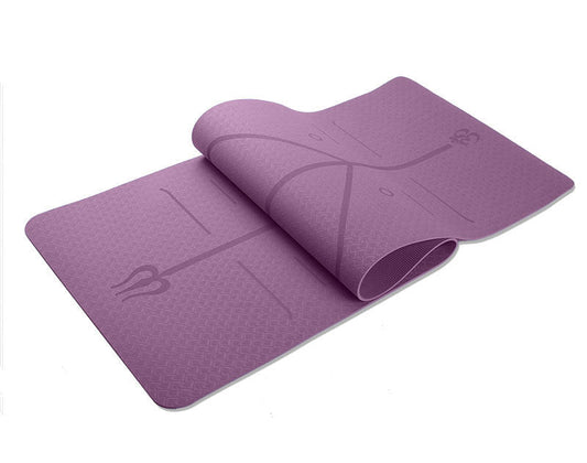6mm Thick Yoga Mat for Women Men Kids, Extra Thick Yoga Mat Non Slip, 1830 x 600 TPE Yoga Mats, Workout Mat with Carrying Bag for Yoga, Pilates and Floor Exercises