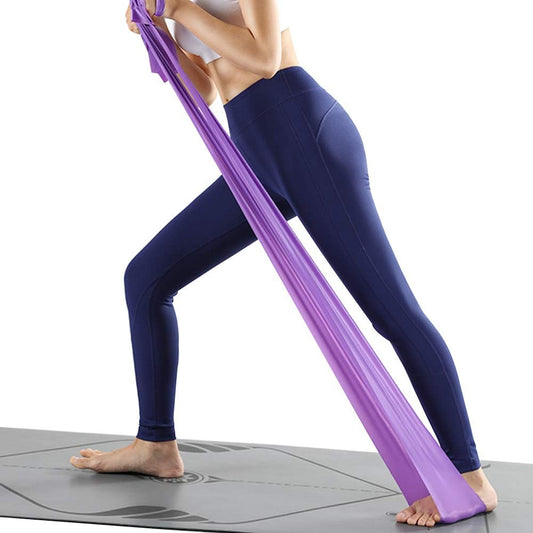 Resistance Bands Purple | Exercise Bands for Physical Therapy | Strength Training | Yoga & Pilates | Workout Bands for Home Gym